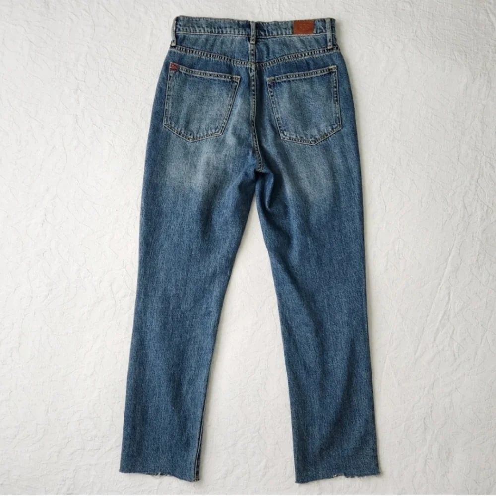 BDG Urban Outfitters Slim Straight High Waisted Cutoff Hem Ankle Jeans, Size 27 - Picture 8 of 16